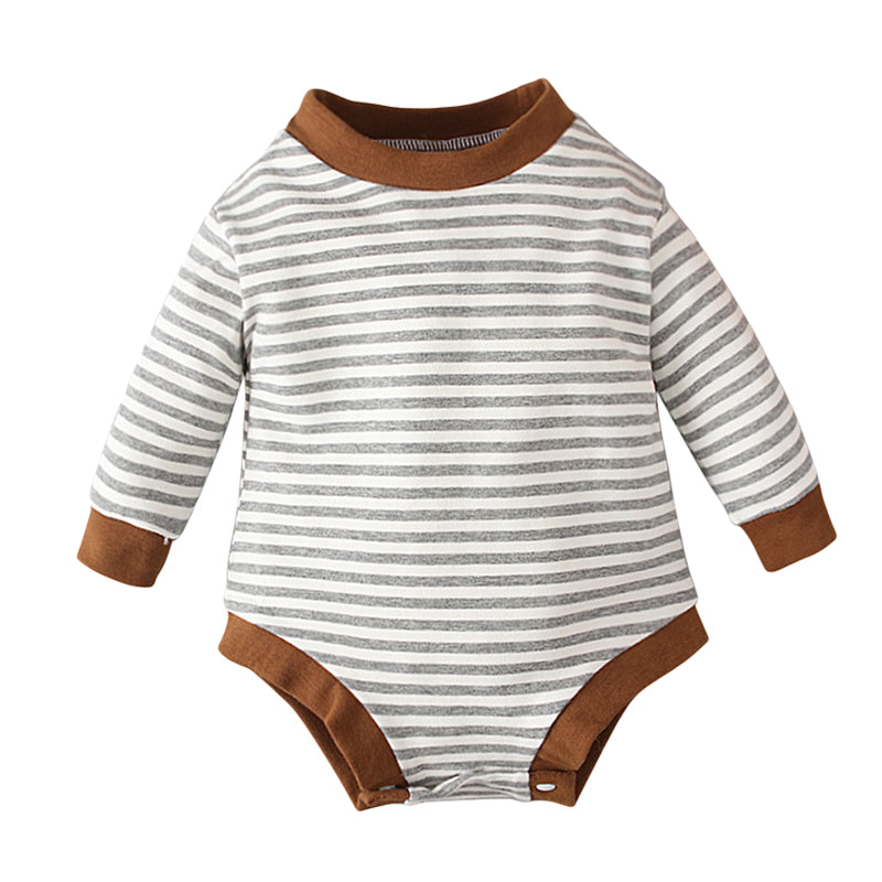 Baby Boys Striped Rompers Wholesale 230105346