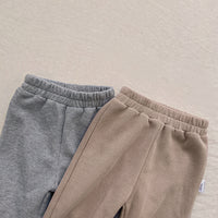 Load image into Gallery viewer, 2 Pieces Set Baby Kid Girls Boys Solid Color Tops And Pants Wholesale 230105352
