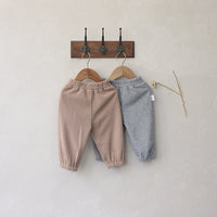 Load image into Gallery viewer, 2 Pieces Set Baby Kid Girls Boys Solid Color Tops And Pants Wholesale 230105352
