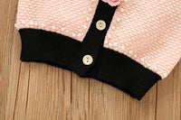 Load image into Gallery viewer, 2 Pieces Set Baby Kid Girls Flower Sweaters And Striped Skirts Wholesale 230105392
