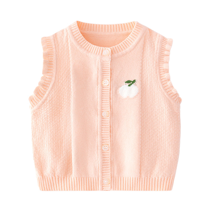 Baby Kid Girls Crochet Vests Waistcoats Wholesale 230105407