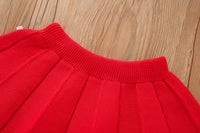 Load image into Gallery viewer, 2 Pieces Set Baby Kid Girls Flower Sweaters And Solid Color Skirts Wholesale 230105440
