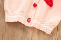 Load image into Gallery viewer, 2 Pieces Set Baby Kid Girls Fruit Cardigan And Solid Color Skirts Wholesale 230105446
