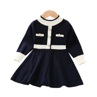 Load image into Gallery viewer, Baby Kid Girls Crochet Dresses Wholesale 230105447
