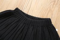 Load image into Gallery viewer, 2 Pieces Set Baby Kid Girls Flower Cardigan And Solid Color Skirts Wholesale 230105455
