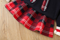 Load image into Gallery viewer, 2 Pieces Set Baby Kid Girls Checked Sweaters And Skirts Wholesale 230105456
