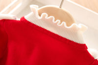 Load image into Gallery viewer, Baby Kid Girls Solid Color Knitwear Dresses Wholesale 230105462
