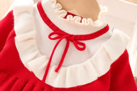 Load image into Gallery viewer, Baby Kid Girls Solid Color Knitwear Dresses Wholesale 230105462
