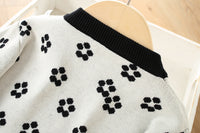 Load image into Gallery viewer, 2 Pieces Set Baby Kid Girls Flower Bow Cardigan And Skirts Wholesale 230105468
