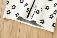 Load image into Gallery viewer, 2 Pieces Set Baby Kid Girls Flower Bow Cardigan And Skirts Wholesale 230105468
