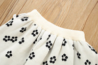 Load image into Gallery viewer, 2 Pieces Set Baby Kid Girls Flower Bow Cardigan And Skirts Wholesale 230105468
