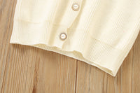 Load image into Gallery viewer, 2 Pieces Set Baby Kid Girls Embroidered Cardigan And Solid Color Bow Skirts Wholesale 230105470
