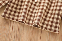 Load image into Gallery viewer, 2 Pieces Set Baby Kid Girls Checked Cardigan And Dresses Wholesale 230105473

