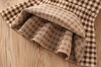 Load image into Gallery viewer, 2 Pieces Set Baby Kid Girls Checked Cardigan And Dresses Wholesale 230105473
