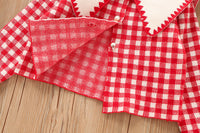 Load image into Gallery viewer, 2 Pieces Set Baby Kid Girls Checked Cardigan And Dresses Wholesale 230105473
