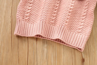 Load image into Gallery viewer, 2 Pieces Set Baby Kid Girls Love heart Crochet Sweaters And Skirts Wholesale 230105479
