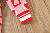 Load image into Gallery viewer, Baby Kid Girls Love heart Valentine&#39;s Day Knitwear Dresses Wholesale 230105481
