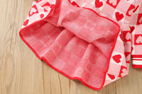 Load image into Gallery viewer, Baby Kid Girls Love heart Valentine&#39;s Day Knitwear Dresses Wholesale 230105481
