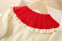 Load image into Gallery viewer, 2 Pieces Set Baby Kid Girls Flower Crochet Cardigan And Solid Color Skirts Wholesale 230105483
