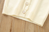 Load image into Gallery viewer, 2 Pieces Set Baby Kid Girls Flower Crochet Cardigan And Solid Color Skirts Wholesale 230105483
