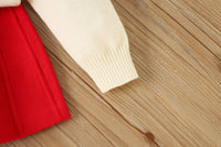 Load image into Gallery viewer, 2 Pieces Set Baby Kid Girls Flower Crochet Cardigan And Solid Color Skirts Wholesale 230105483
