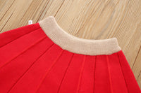 Load image into Gallery viewer, 2 Pieces Set Baby Kid Girls Solid Color Crochet Cardigan And Skirts Wholesale 230105484
