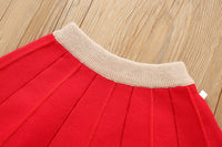 Load image into Gallery viewer, 2 Pieces Set Baby Kid Girls Solid Color Crochet Cardigan And Skirts Wholesale 230105484
