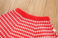 Load image into Gallery viewer, 2 Pieces Set Baby Kid Girls Checked Crochet Cardigan And Skirts Wholesale 230105492
