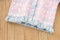 Load image into Gallery viewer, 2 Pieces Set Baby Kid Girls Cartoon Crochet Print Cardigan And Skirts Wholesale 230105493
