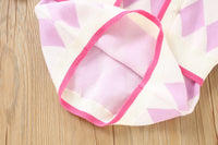 Load image into Gallery viewer, 2 Pieces Set Baby Kid Girls Letters Cartoon Embroidered Cardigan And Checked Dresses Wholesale 230105494
