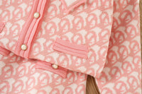 Load image into Gallery viewer, 2 Pieces Set Baby Kid Girls Bow Crochet Cardigan And Skirts Wholesale 230105496
