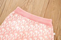 Load image into Gallery viewer, 2 Pieces Set Baby Kid Girls Bow Crochet Cardigan And Skirts Wholesale 230105496
