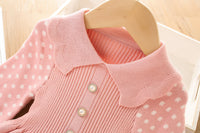 Load image into Gallery viewer, Baby Kid Girls Color-blocking Crochet Dresses Wholesale 230105511
