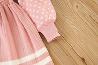 Load image into Gallery viewer, Baby Kid Girls Color-blocking Crochet Dresses Wholesale 230105511
