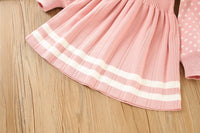 Load image into Gallery viewer, Baby Kid Girls Color-blocking Crochet Dresses Wholesale 230105511
