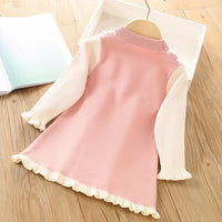 Load image into Gallery viewer, Baby Kid Girls Color-blocking Cartoon Crochet Dresses Wholesale 230105513
