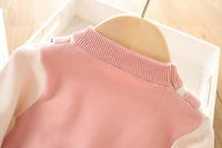 Load image into Gallery viewer, Baby Kid Girls Color-blocking Cartoon Crochet Dresses Wholesale 230105513
