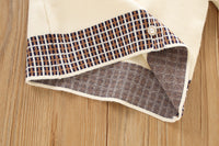 Load image into Gallery viewer, 2 Pieces Set Baby Kid Girls Color-blocking Checked Crochet Cardigan And Skirts Wholesale 230105516
