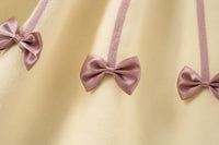Load image into Gallery viewer, Baby Kid Girls Color-blocking Bow Crochet Dresses Wholesale 230105526
