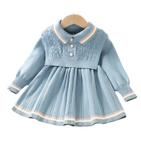 Load image into Gallery viewer, Baby Kid Girls Crochet Dresses Wholesale 230105573
