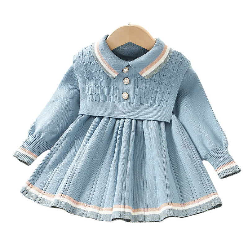 Baby Kid Girls Crochet Dresses Wholesale 230105573