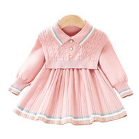 Load image into Gallery viewer, Baby Kid Girls Crochet Dresses Wholesale 230105573

