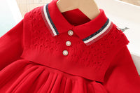 Load image into Gallery viewer, Baby Kid Girls Crochet Dresses Wholesale 230105573
