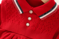 Load image into Gallery viewer, Baby Kid Girls Crochet Dresses Wholesale 230105573
