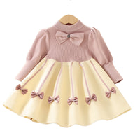 Load image into Gallery viewer, Baby Kid Girls Bow Dresses Wholesale 230105576
