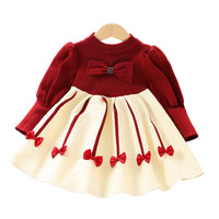 Load image into Gallery viewer, Baby Kid Girls Bow Dresses Wholesale 230105576
