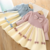 Load image into Gallery viewer, Baby Kid Girls Bow Dresses Wholesale 230105576
