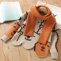 Load image into Gallery viewer, Baby Kid Girls Cartoon Crochet Sweaters Wholesale 230105579
