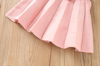 Load image into Gallery viewer, 2 Pieces Set Baby Kid Girls Valentine&#39;s Day Love heart Crochet Sweaters And Solid Color Skirts Wholesale 230105582
