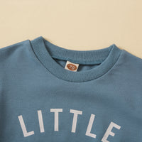 Load image into Gallery viewer, 2 Pieces Set Baby Kid Boys Letters Tops And Solid Color Ribbon Pants Wholesale 230105584
